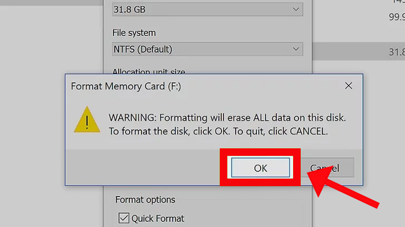  Nhấn OK và hoàn tất.